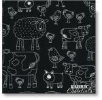 Timeless Treasures - Green Acres - Farm-c7745-blackwhite